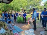 กิจกรรมลงพื้นที่มอบวัสดุอุปกรณ์การทำไม้กวาดและเงินทุนให้กับน
