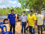 กิจกรรมลงพื้นที่ต้อนรับนายอำเภอโนนสูง  ลงพื้นที่เยี่ยมให้กำล