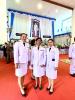 ร่วมพิธีถวายเครื่องราชสักการะและวางพานพุ่ม และพิธีจุดเทียนถว